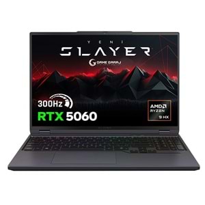Game Garaj Slayer R9T-5060C2 R9-8945HX 32GB Ram 2TB Ssd RTX5060 16