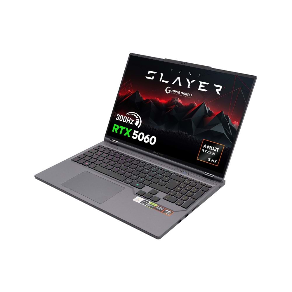 Game Garaj Slayer R9T-5060C2 R9-8945HX 32GB Ram 2TB Ssd RTX5060 16