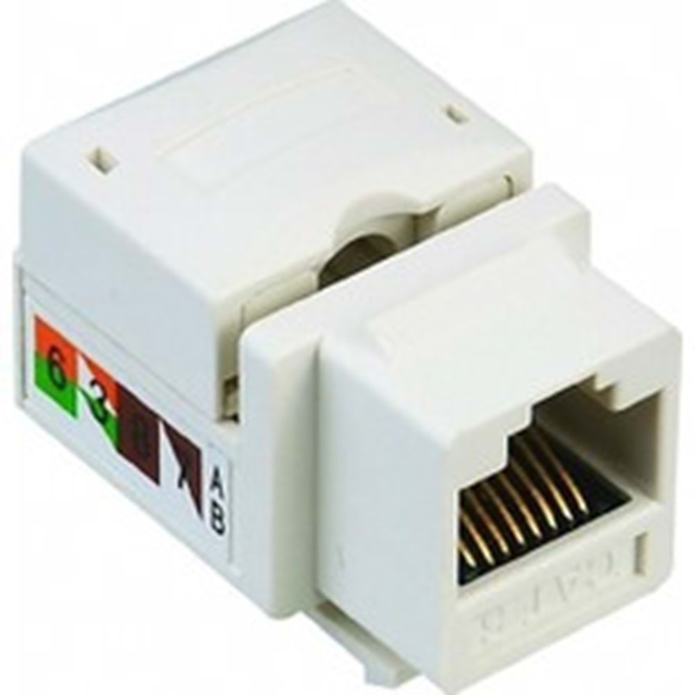 Qport Q-J90K Cat6 90 Derece Keystone Jack