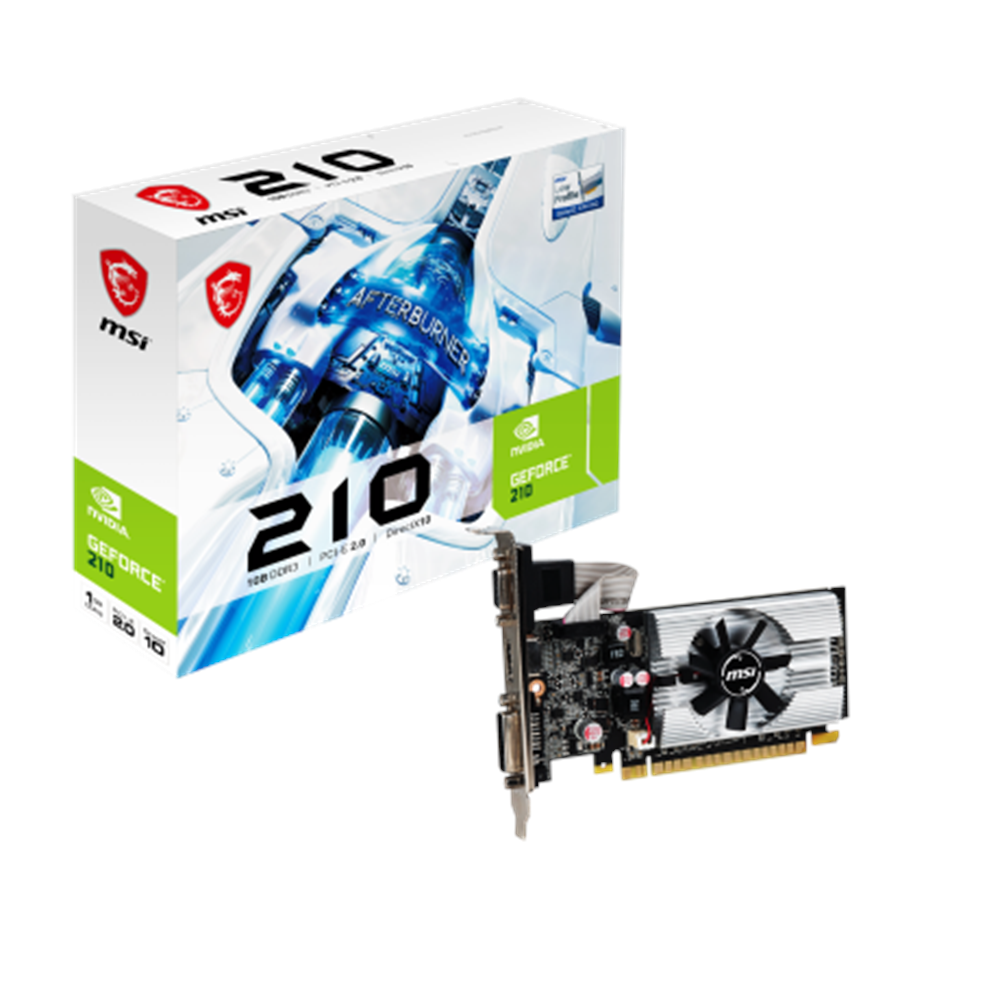 Ekran Kartı Msi N210-1GD3/LP 64Bit 1GB DDR3 Vga Dvi Hdmi