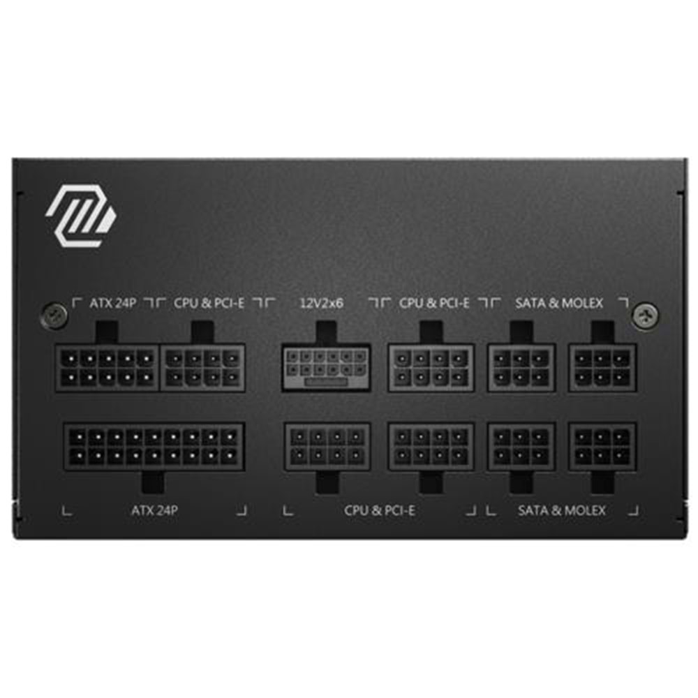 Power Supply Msi Mag A750Gl Pcıe5 Atx 3.0 750W 80+ Siyah Gold Full Mod