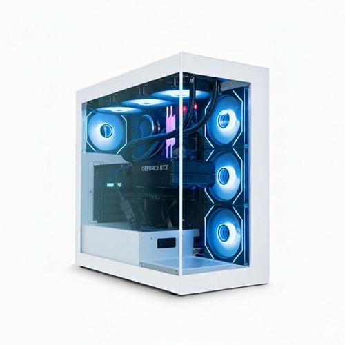 Kasa Aigo DS900 Beyaz GP-850W 80+ Bronze ARGB Mid Tower