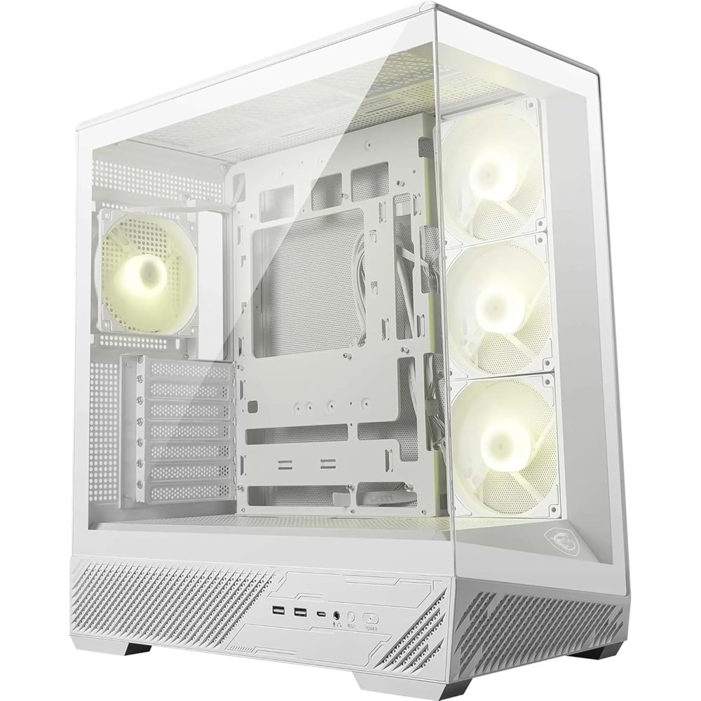 Msi Mag Pano 130R PZ 4xARGB Fan USB 3.2 ATX Beyaz Tower Gaming
