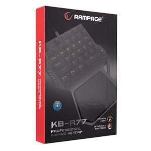 Rampage KB-R77 Palm USB Outemu Blue Switch Mekanik Mini Gaming