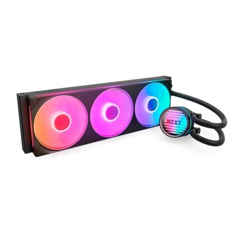 NZXT Kraken Core 360 RGB Black 360 mm Intel-AMD Uyumlu Sıvı Soğutma