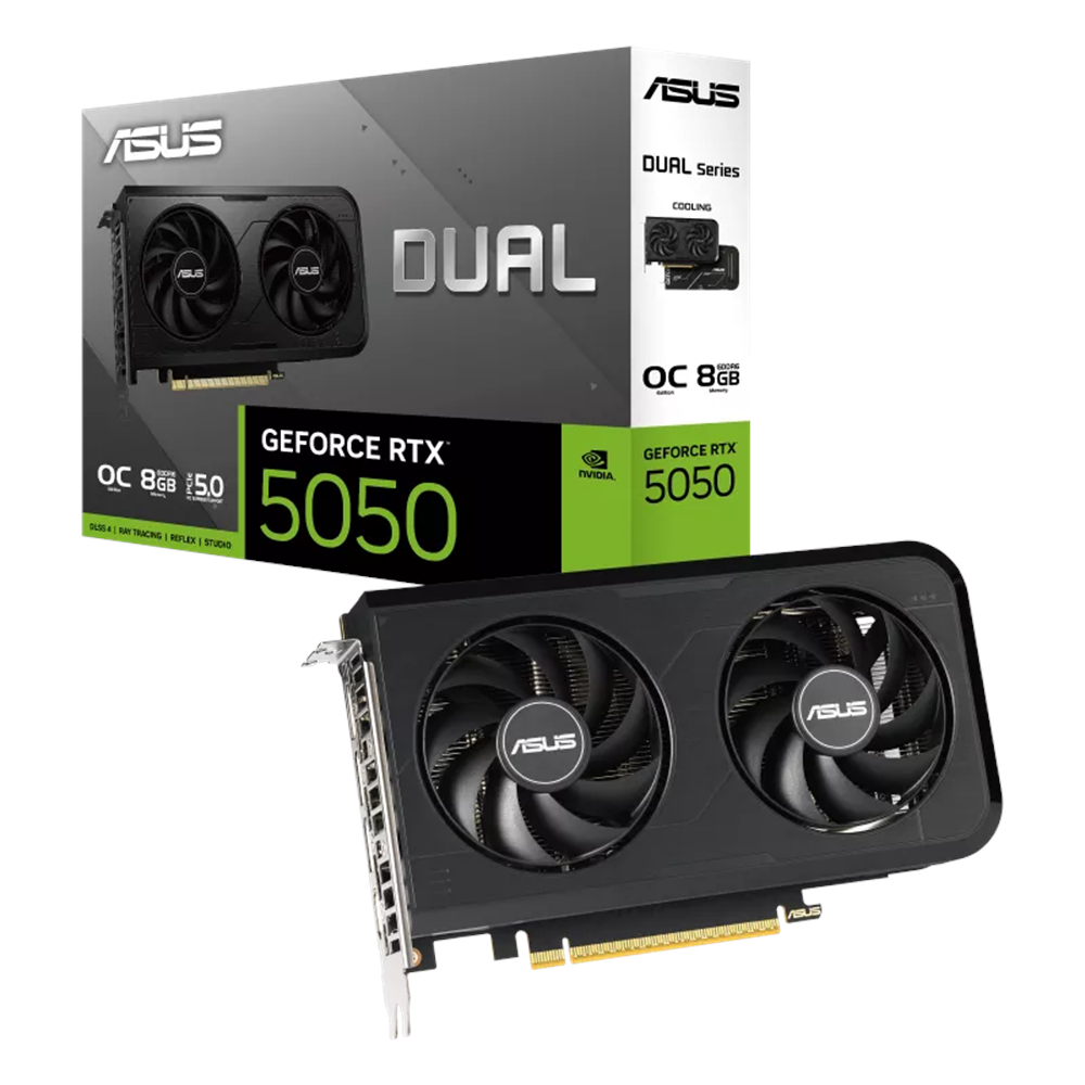 Ekran Kartı Asus Dual-Rtx5050-O8G OC 8Gb Gddr6 128Bit