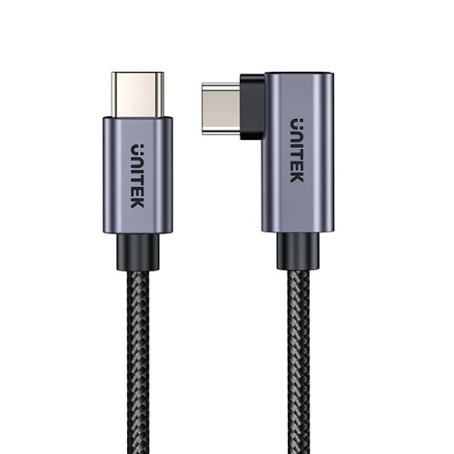 Unitek Type-C to Type-C 100W 5Mt 90 Açı Hızlı Şarj Kablosu (C14123BK-5