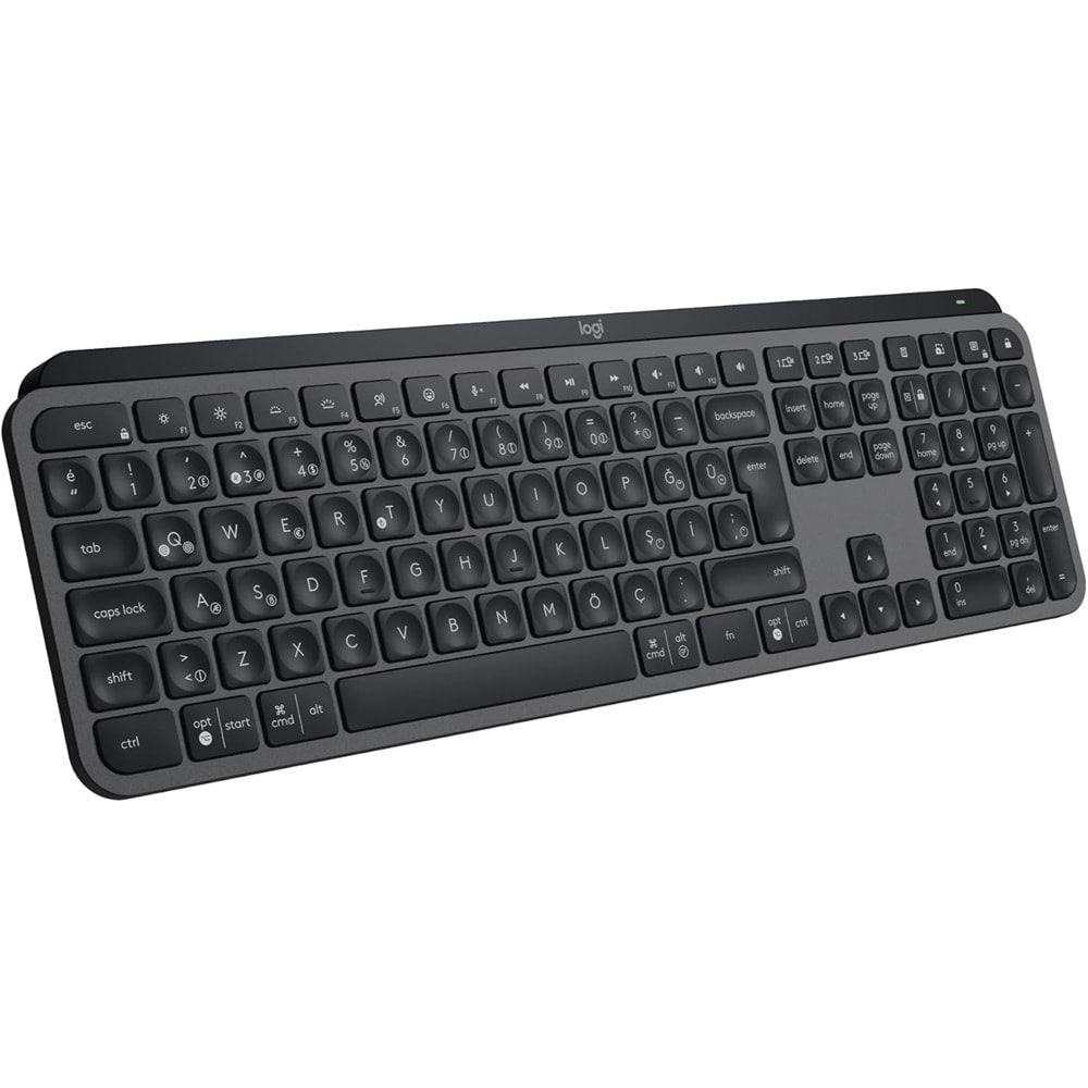 Logitech MX Keys S Kablosuz Sessiz Türkçe Q Klavye Siyah 920-011594
