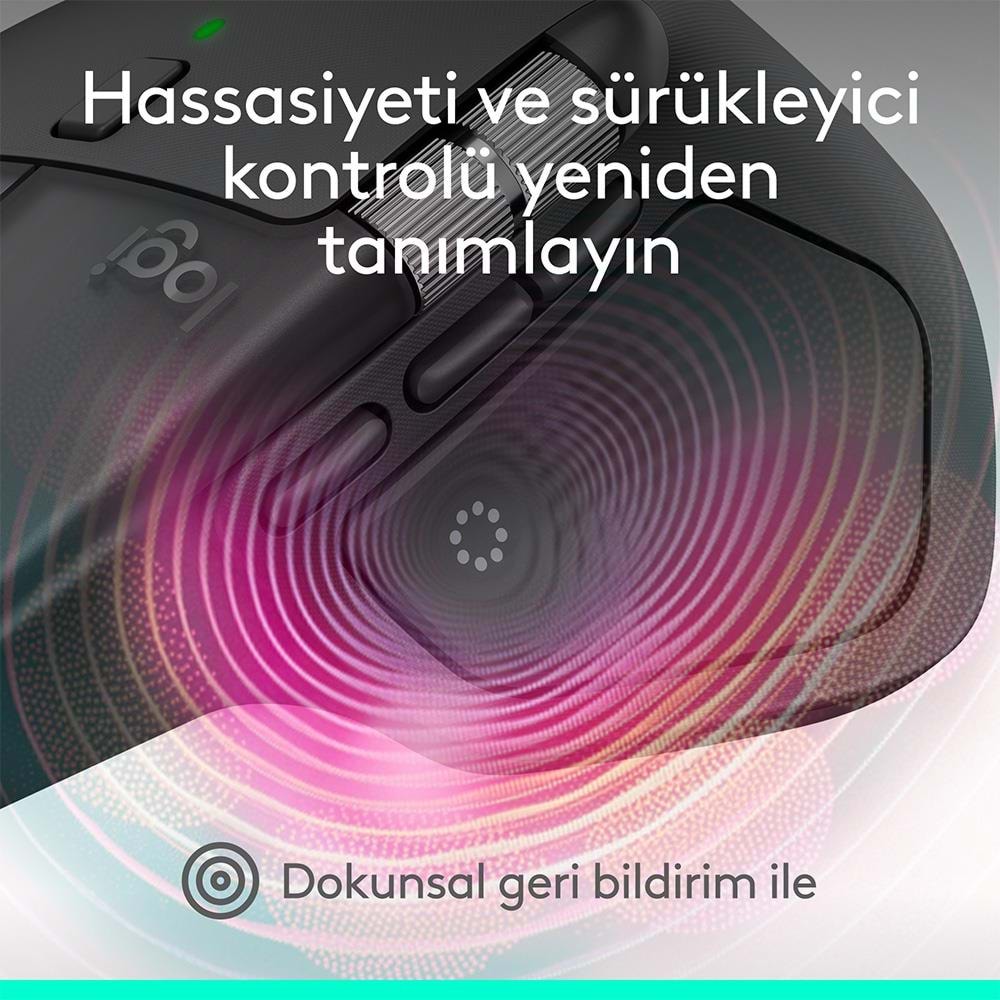Logitech MX Master 4 Kablosuz Performans Mouse Siyah 910-007562
