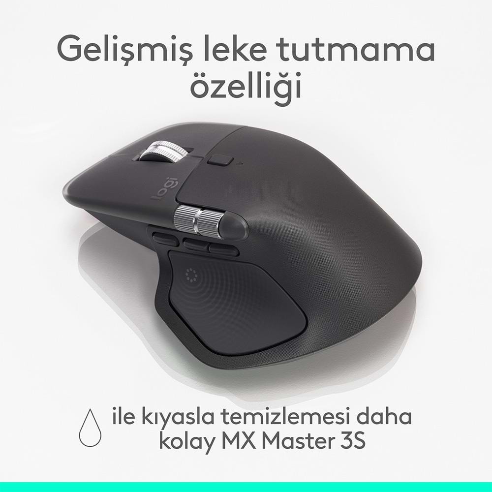 Logitech MX Master 4 Kablosuz Performans Mouse Siyah 910-007562