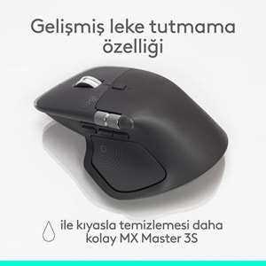 Logitech MX Master 4 Kablosuz Performans Mouse Siyah 910-007562