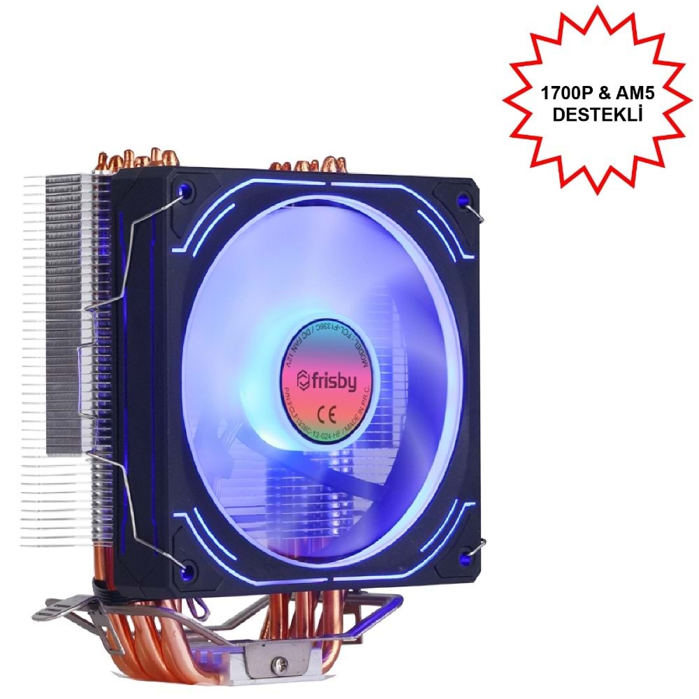 İşlemci Fanı Frisby FCL-F1336C CPU RGB Alüminyum 1851/AM5
