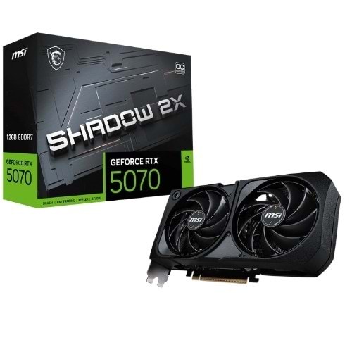 Ekran Kartı Msi RTX5070 12GB Shadow 2X OC GDRR7 192Bit DX12