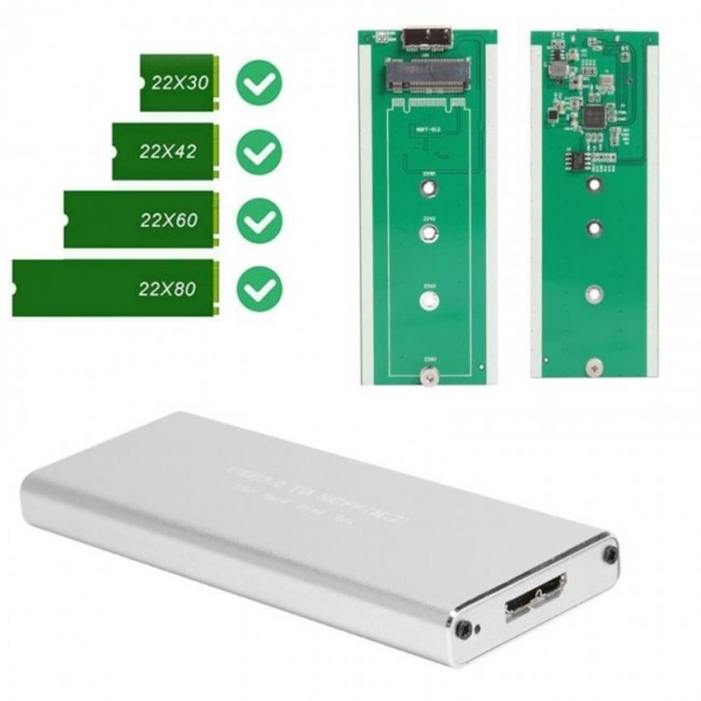 USB 3.0 to M.2 SSD Kutusu