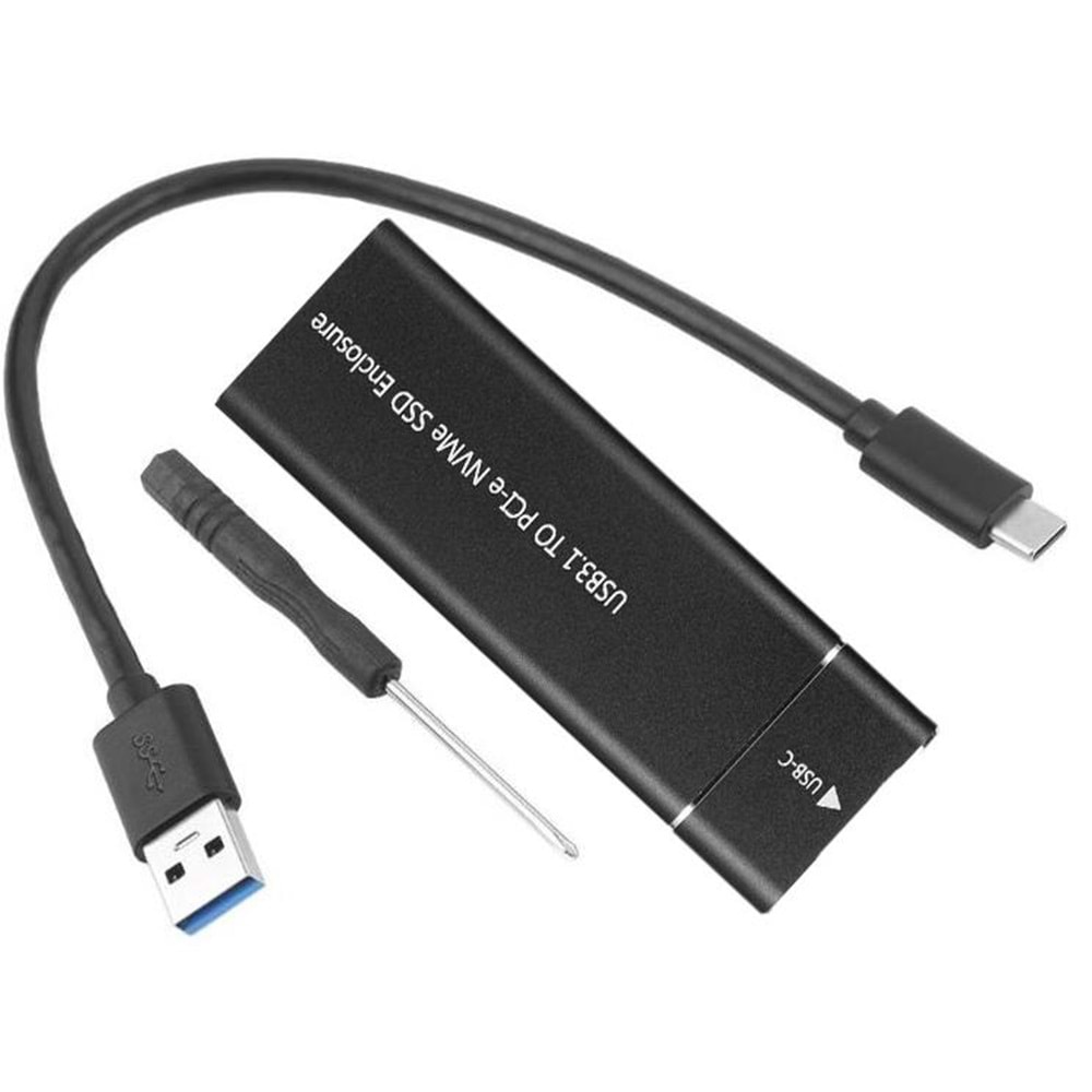 USB 3.1 Type-C to M.2 PCIe NVMe SSD Kutusu