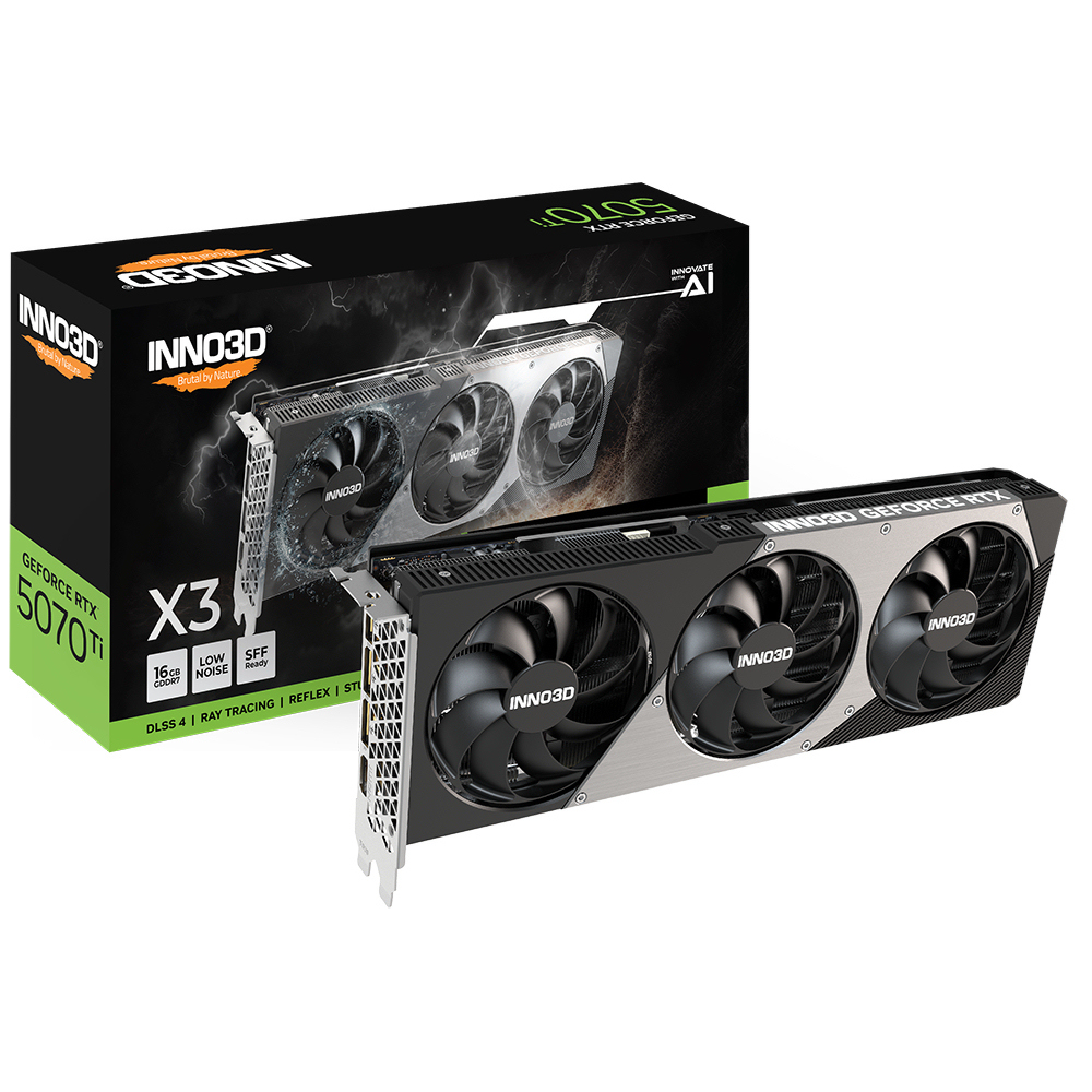 Ekran Kartı Inno3D RTX5070Ti x3 16Gb 256Bit GDDR7