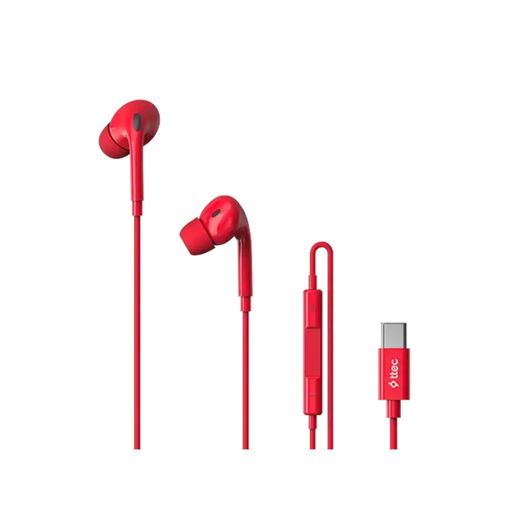 Kulaklık Ttec Pop Fit 2kmm23k Usb-C Kırmızı