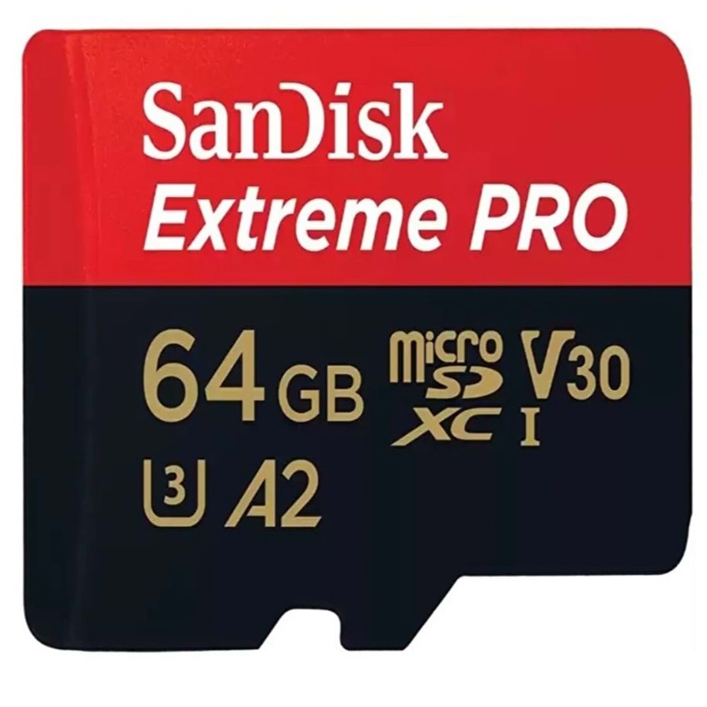 Bellek Sandisk 64Gb Extreme Pro Micro Sd Sdsqxcu-064G-Gn6ma