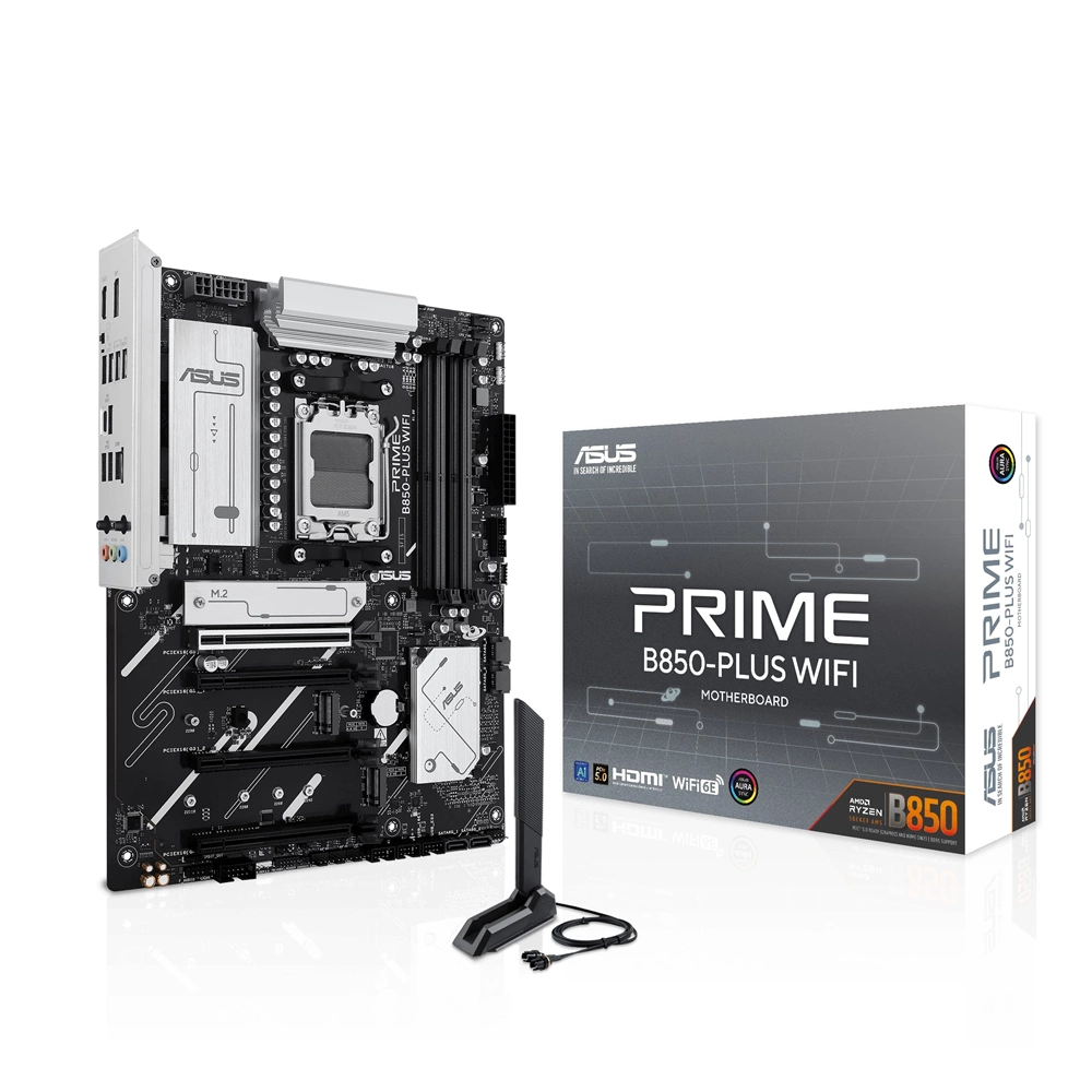 Anakart Asus Prime B850-Plus Wifi Ddr5 8000+(Oc)Mhz Atx Am5